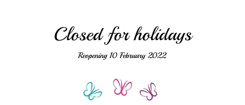 Closed for holidays banner Feb 2022
