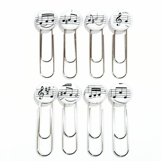 Music Note Bookmarks