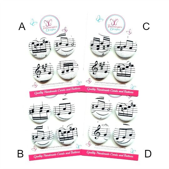 Music Note Magnet Sets