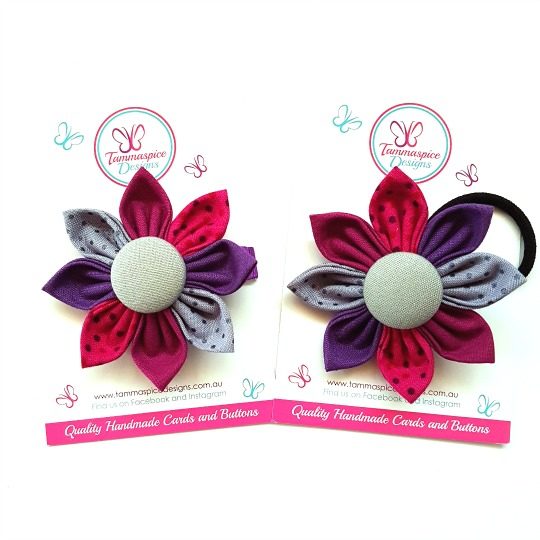 Passion Flower Clip and Elastic