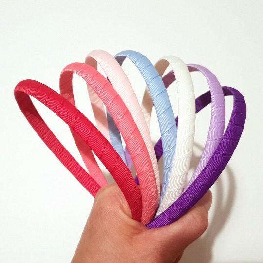 Ribbon Wrapped Headband Bases