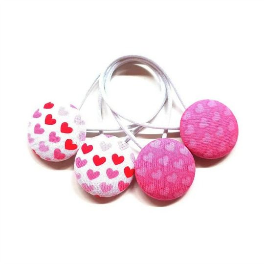 Valentine & Love 28mm Button Elastics