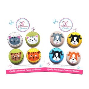 Cats and Dogs 28mm Magnet Sets